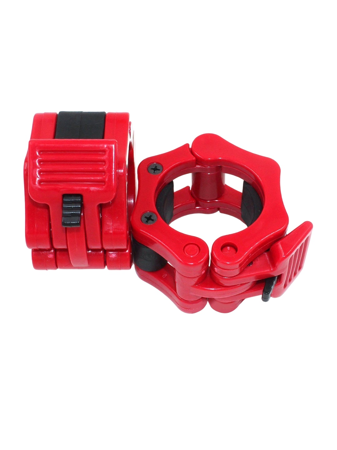 

HackerX 2Pc Olympic Bar Collar, Red