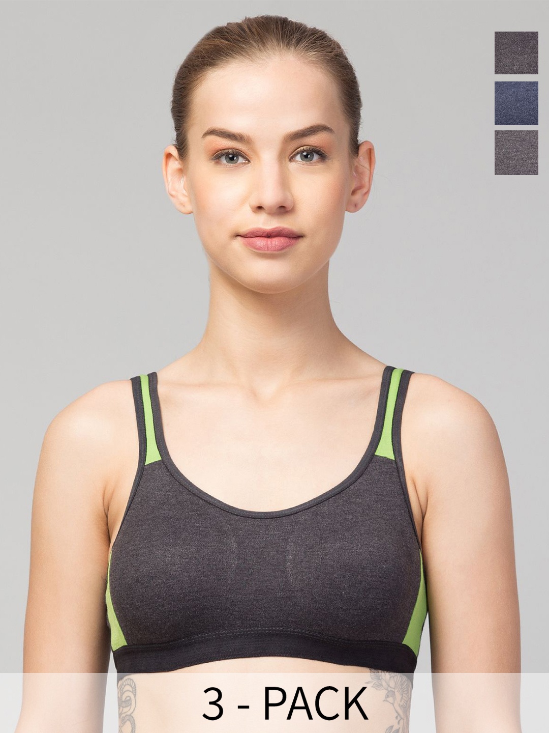 

UllasPemium Bra Full Coverage, Green