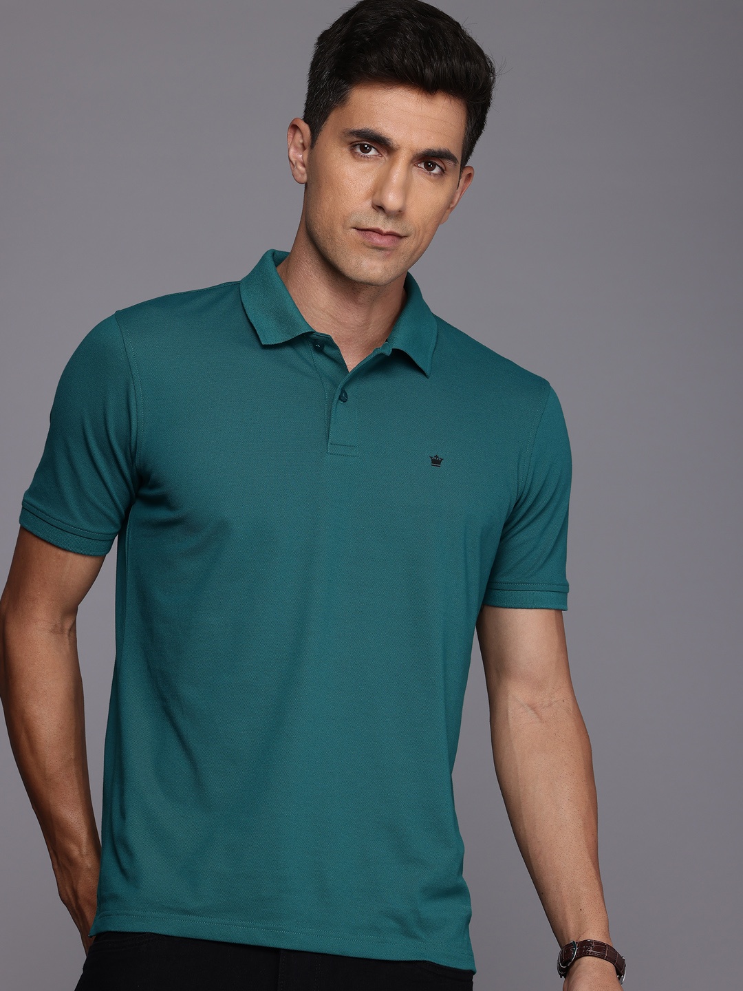 

Louis Philippe Polo Collar T-shirt, Green