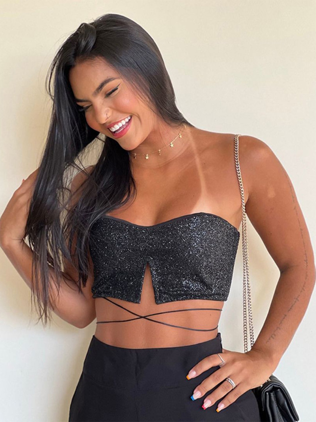 

StyleCast Women Strapless Tube Top, Black