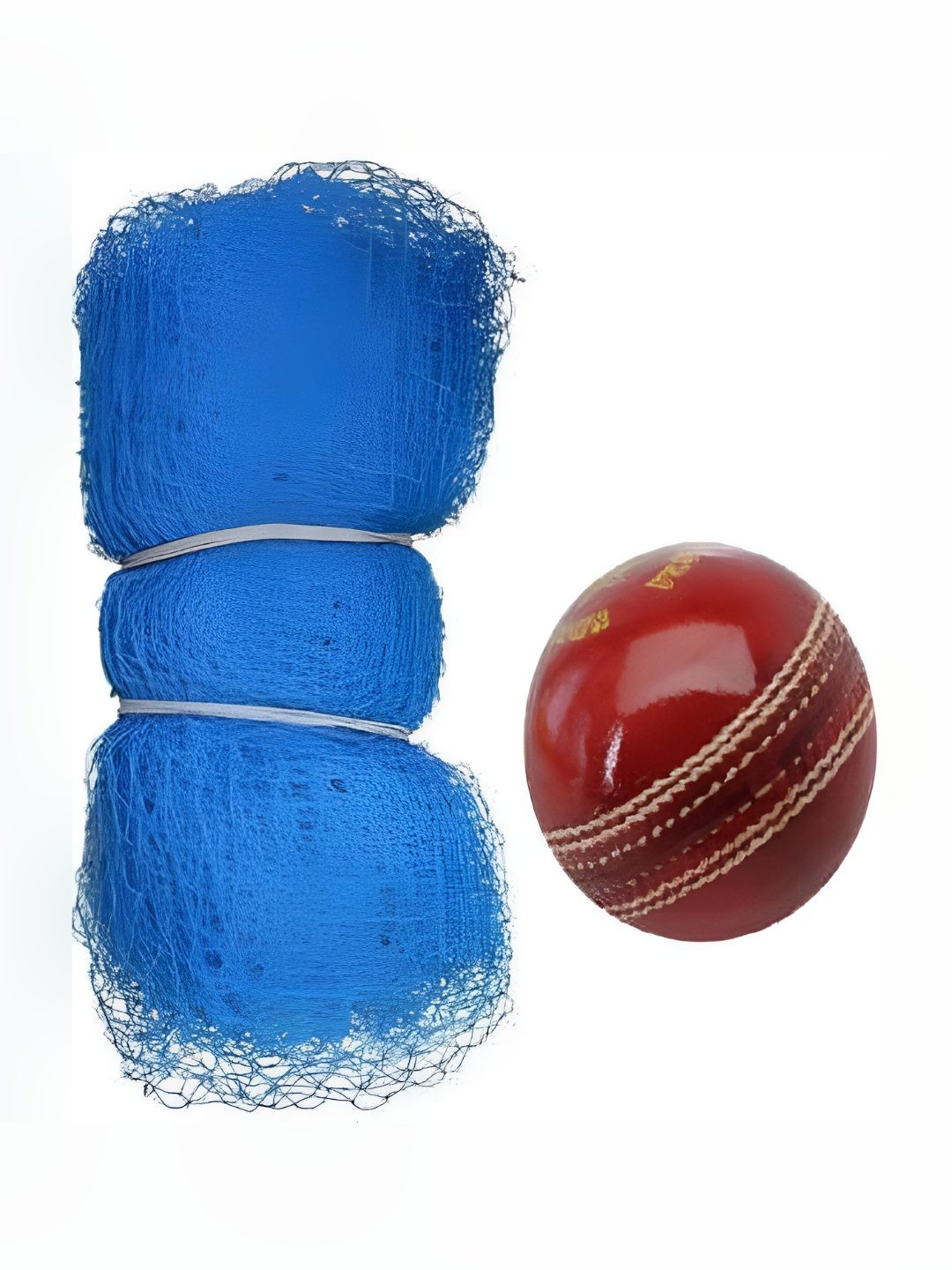

YMD Nylon Practice Net With 1 Leather Ball Cricket Kit, Blue