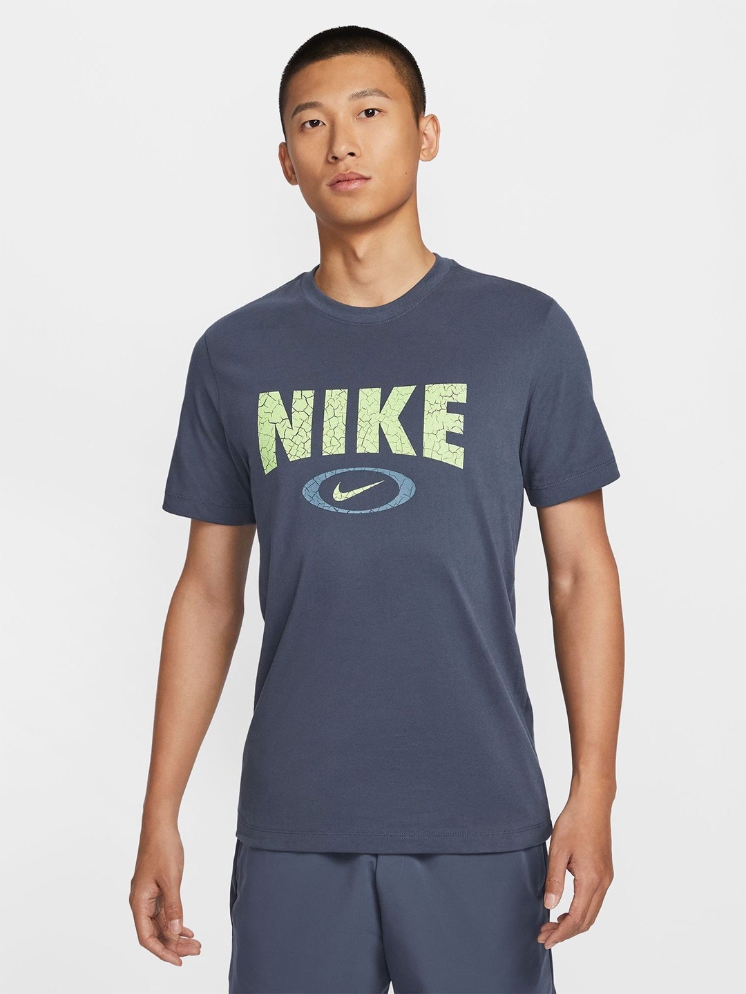 

Nike Men's Dri-FIT Fitness T-Shirt, Blue