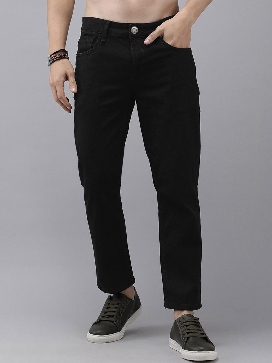 

ComfyStyle Men Jean Regular Fit Jeans, Black