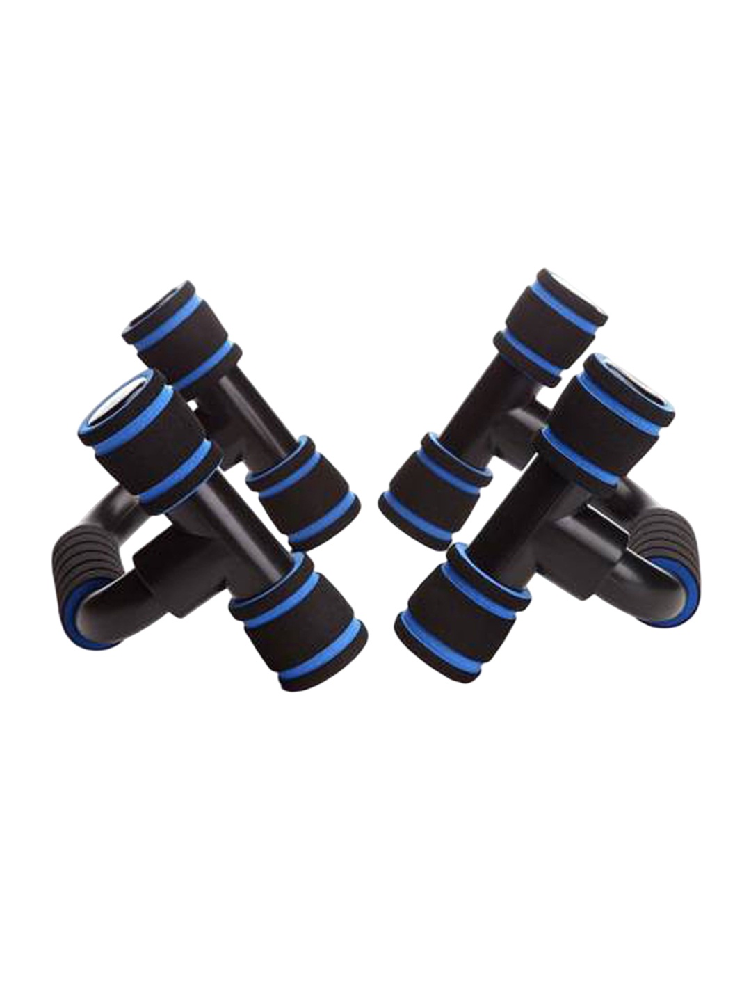 

HackerX Push Up Bars Stand With Foam Grip Handle, Blue