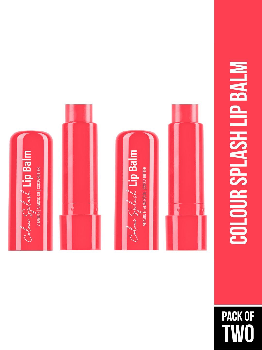 

Hilary Set Of 2 Rhoda Colour Splash Lip Balm With SPF-15 - 3g Each - Shade -04, Pink