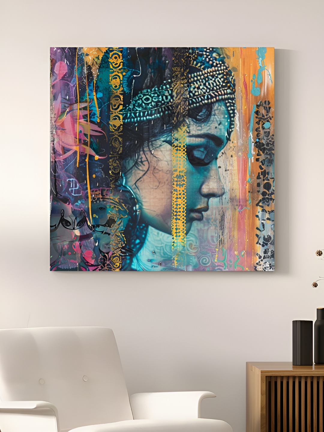 

Art Street Blue & Purple 1 Piece Canvas Other Wall Paintings