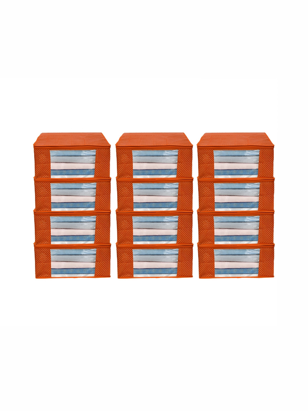

ANKIT INTERNATIONAL Orange Set of 6 Super Strong Multi-Utility Organisers