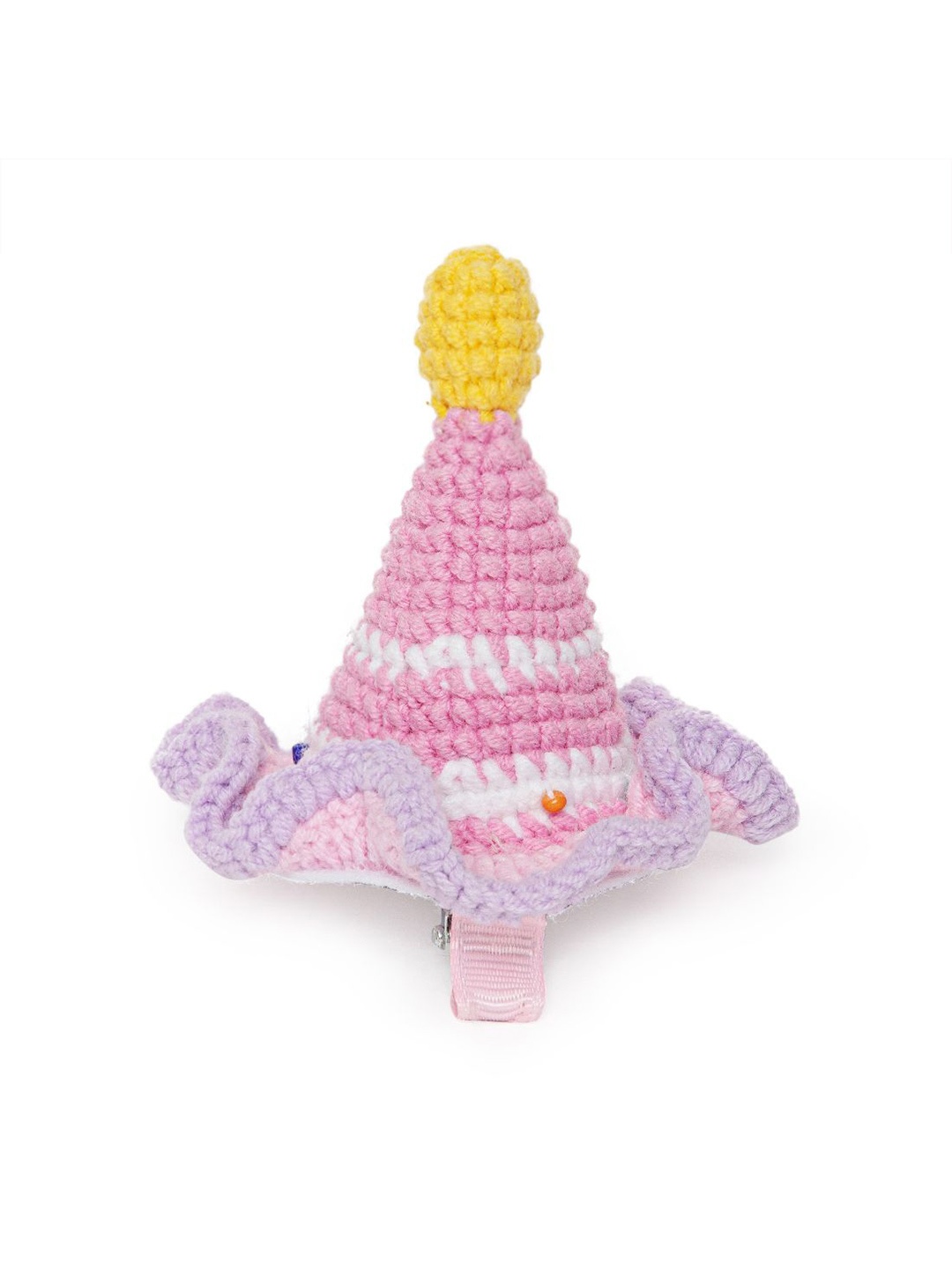 

Radhu & Kabby Kids Crochet Hair Clip, Pink