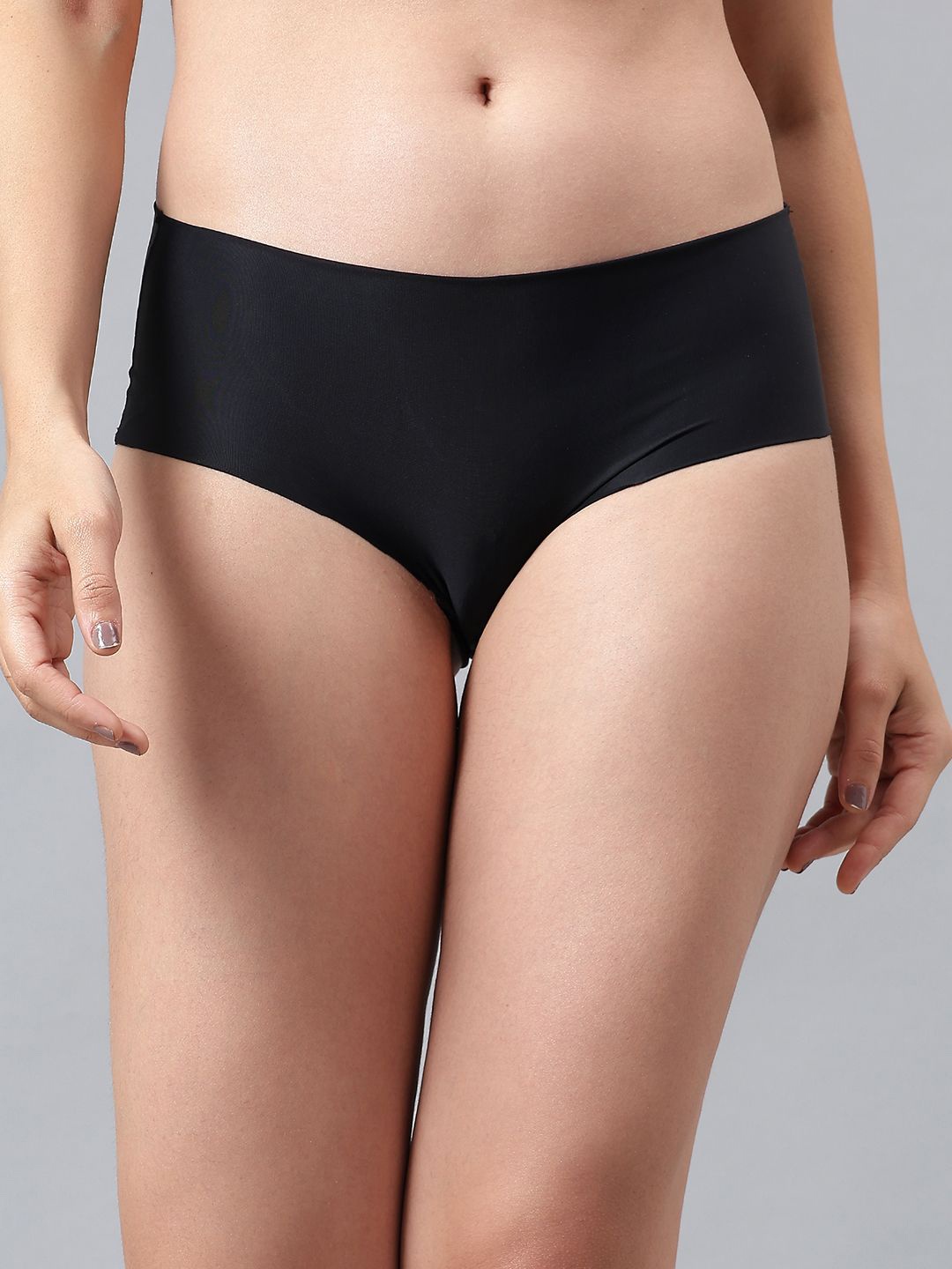 

La Intimo Low-Rise Anti Microbial Hipster Briefs LXFUSS01BK, Black