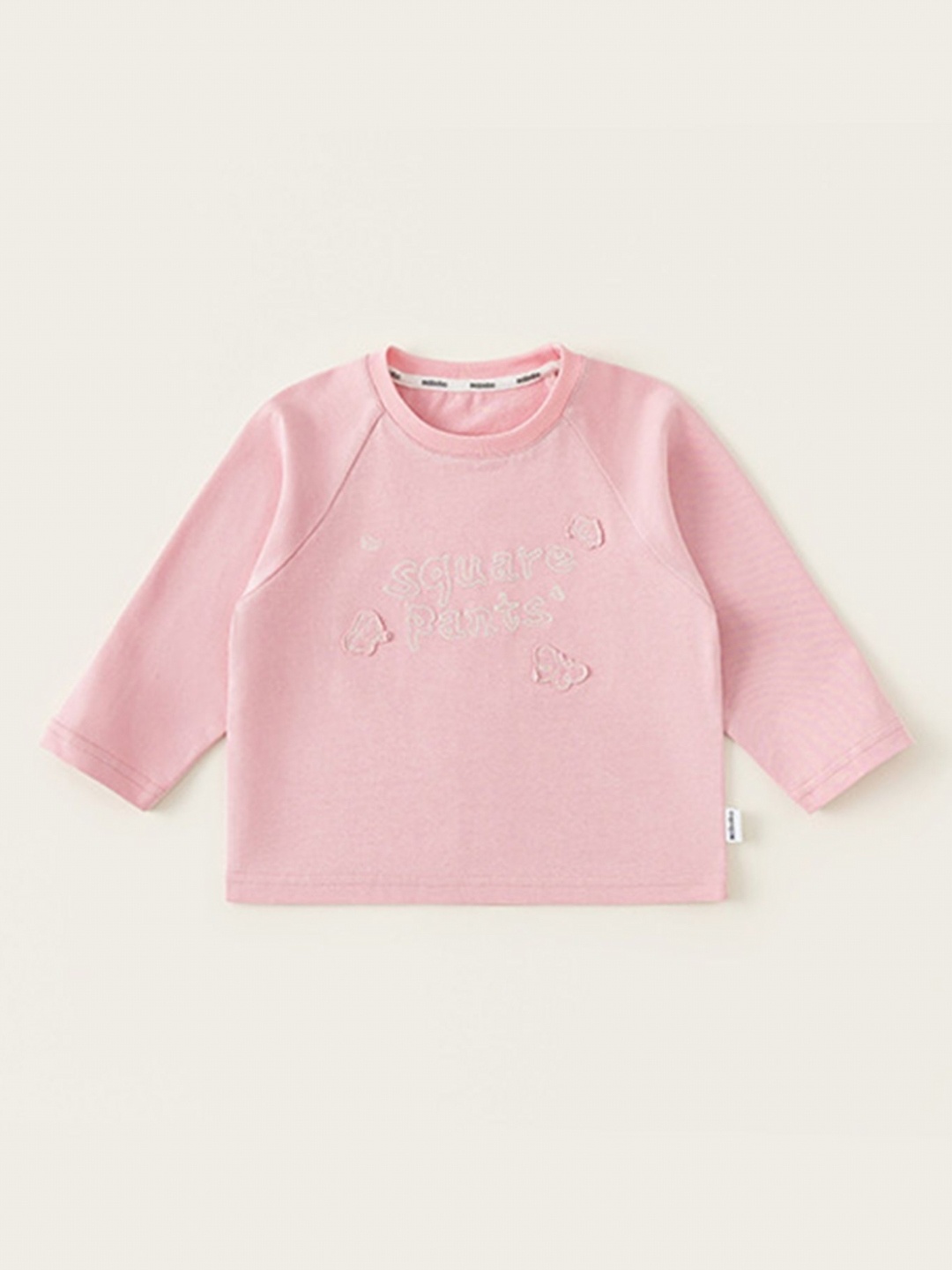 

LULU & SKY Girls Typography Printed Round Neck Cotton T-shirt, Pink