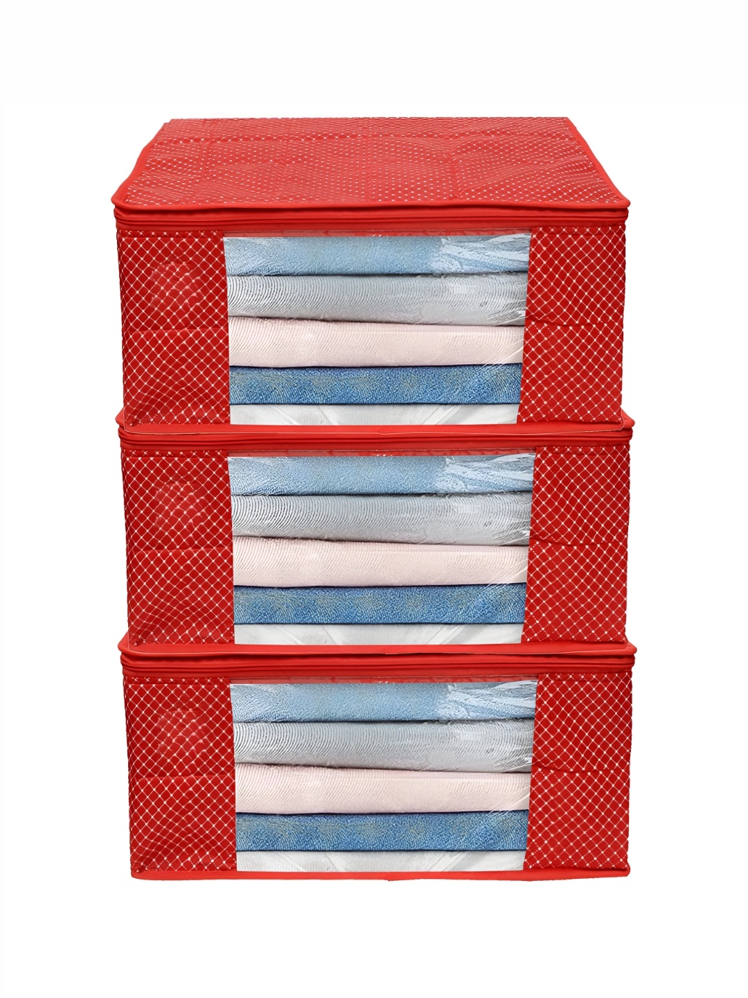 

ANKIT INTERNATIONAL Red Set of 3 Super Strong Multi-Utility Organisers