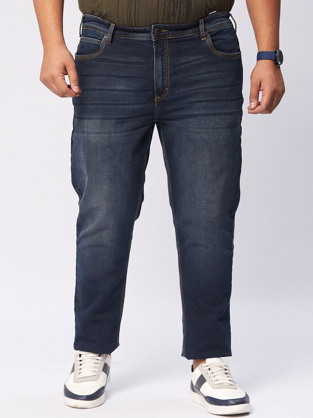 

Big Hello - The Plus Life Men Jeans, Blue