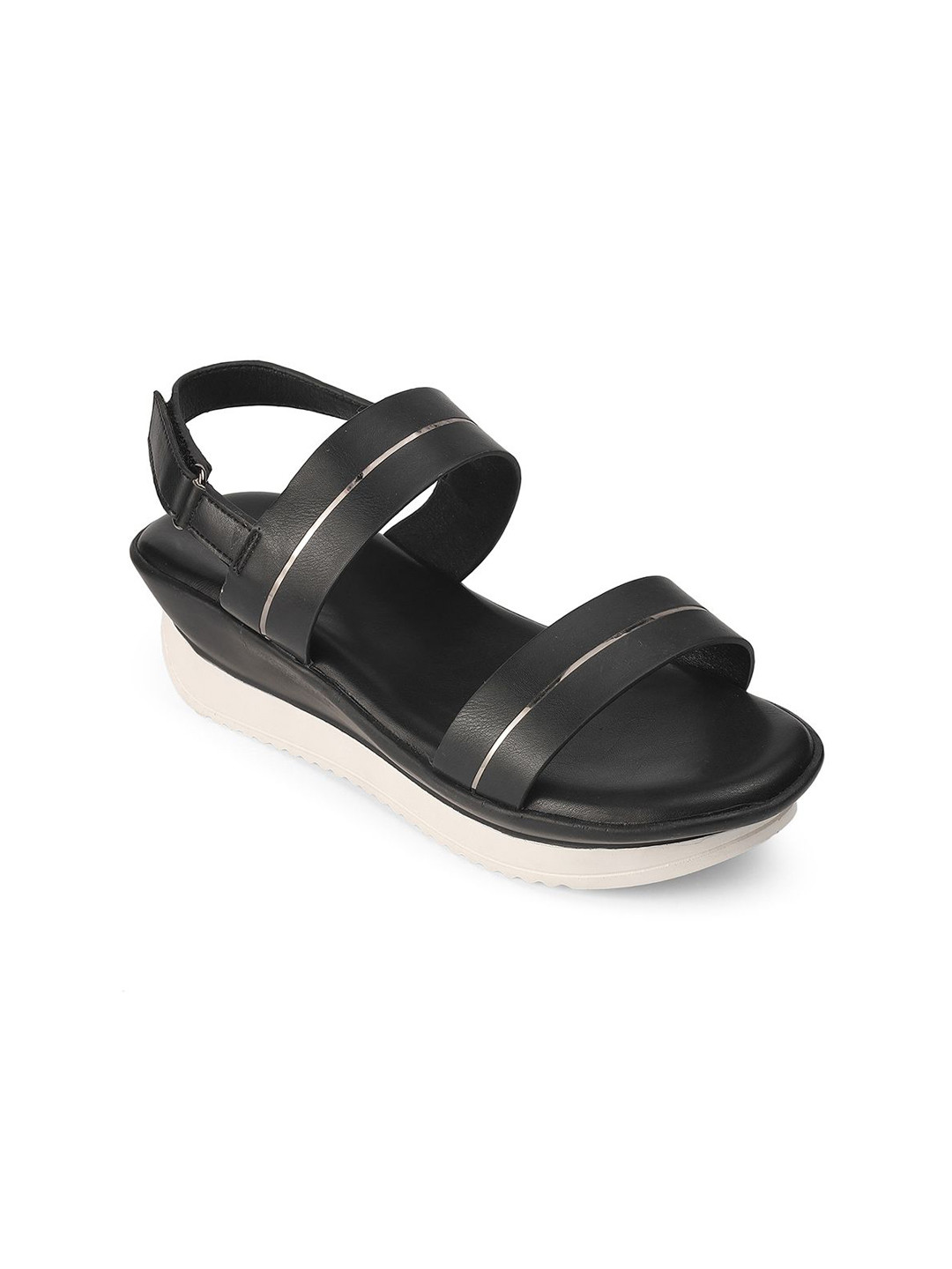 

PEPPER Women Wedge Heel Sandals, Black