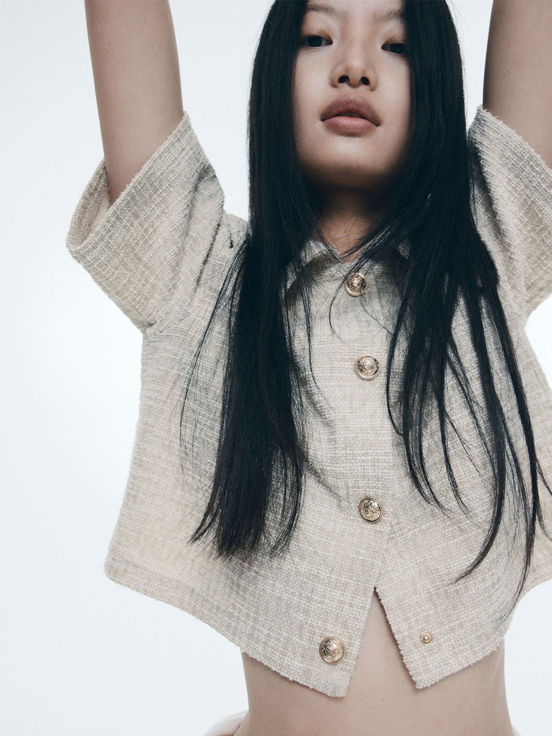 

H&M Women Jersey Cardigan, Off white