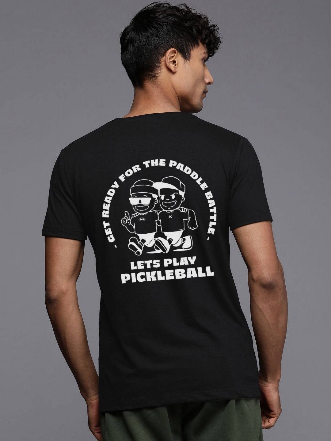 

HRX by Hrithik Roshan Black Pickleball Sports T-Shirt