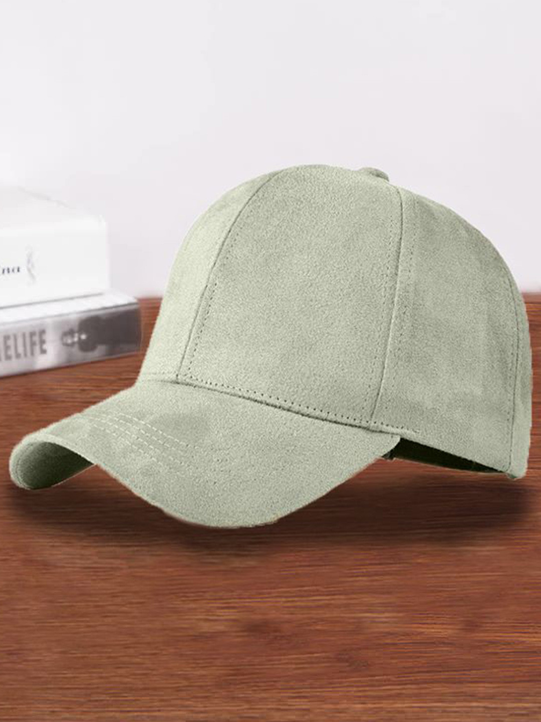 

ALAMOS Men Solid Baseball Cap, Grey