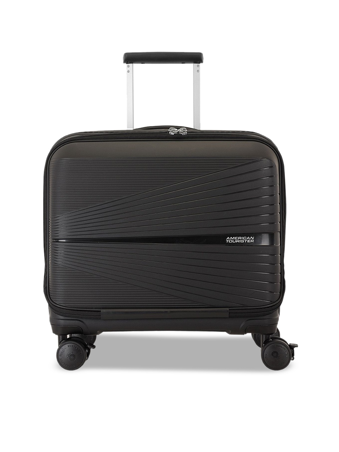 

AMERICAN TOURISTER Airconic 2.0 Hard Sided Tote Cabin Spinner Trolley Bag, Black