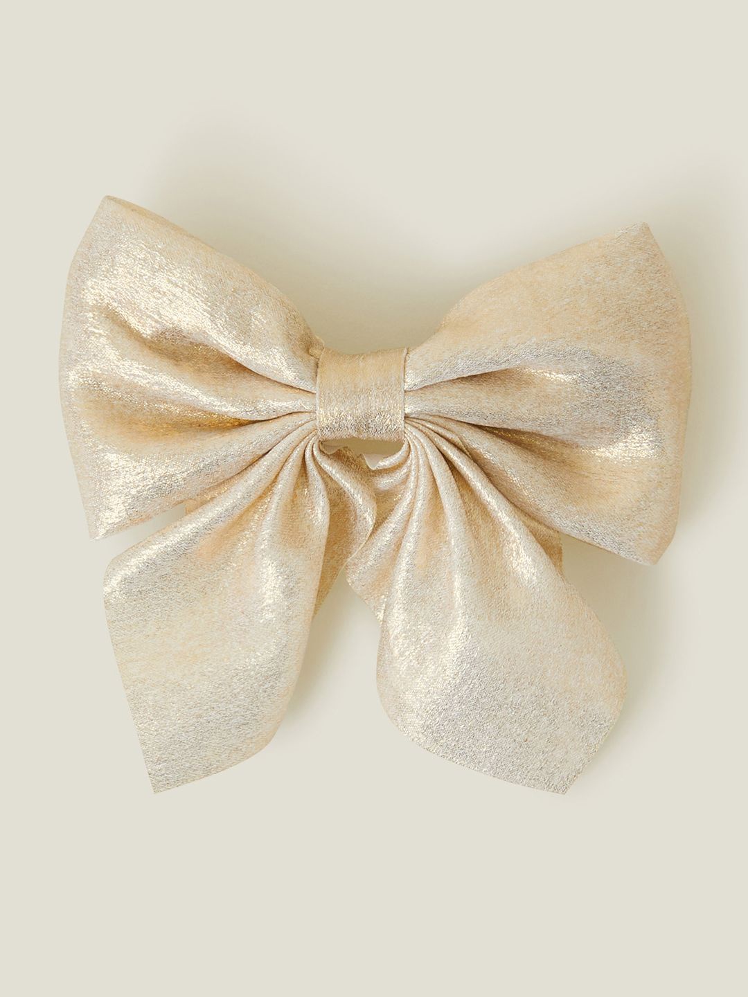 

Accessorize Shimmer Bow Barrette Hair Clip, Gold