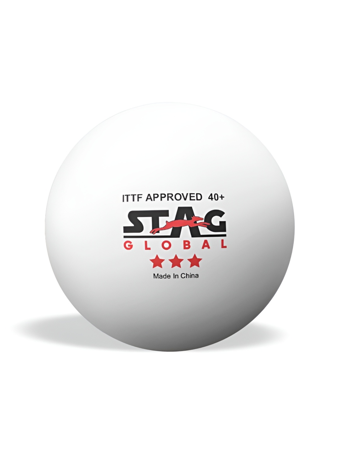 

STAG GLOBAL Pack Of 12 Table Tennis Ball, White