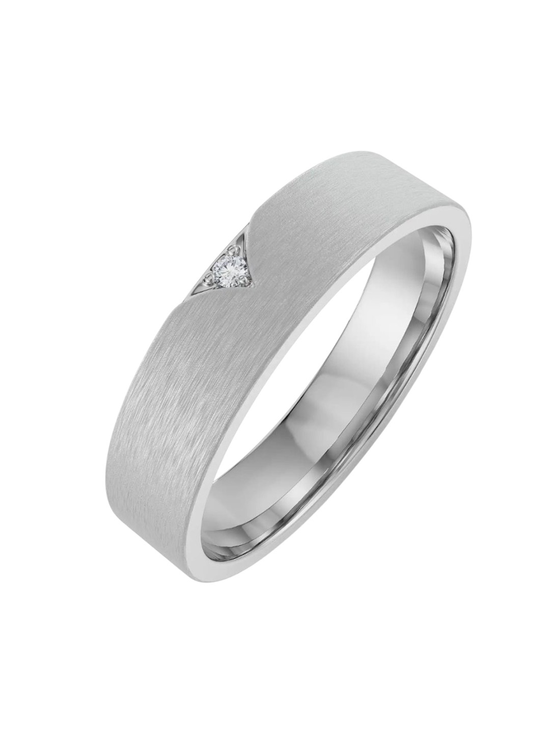 

Emori Sezz Diamond Band - 14 Kt, White