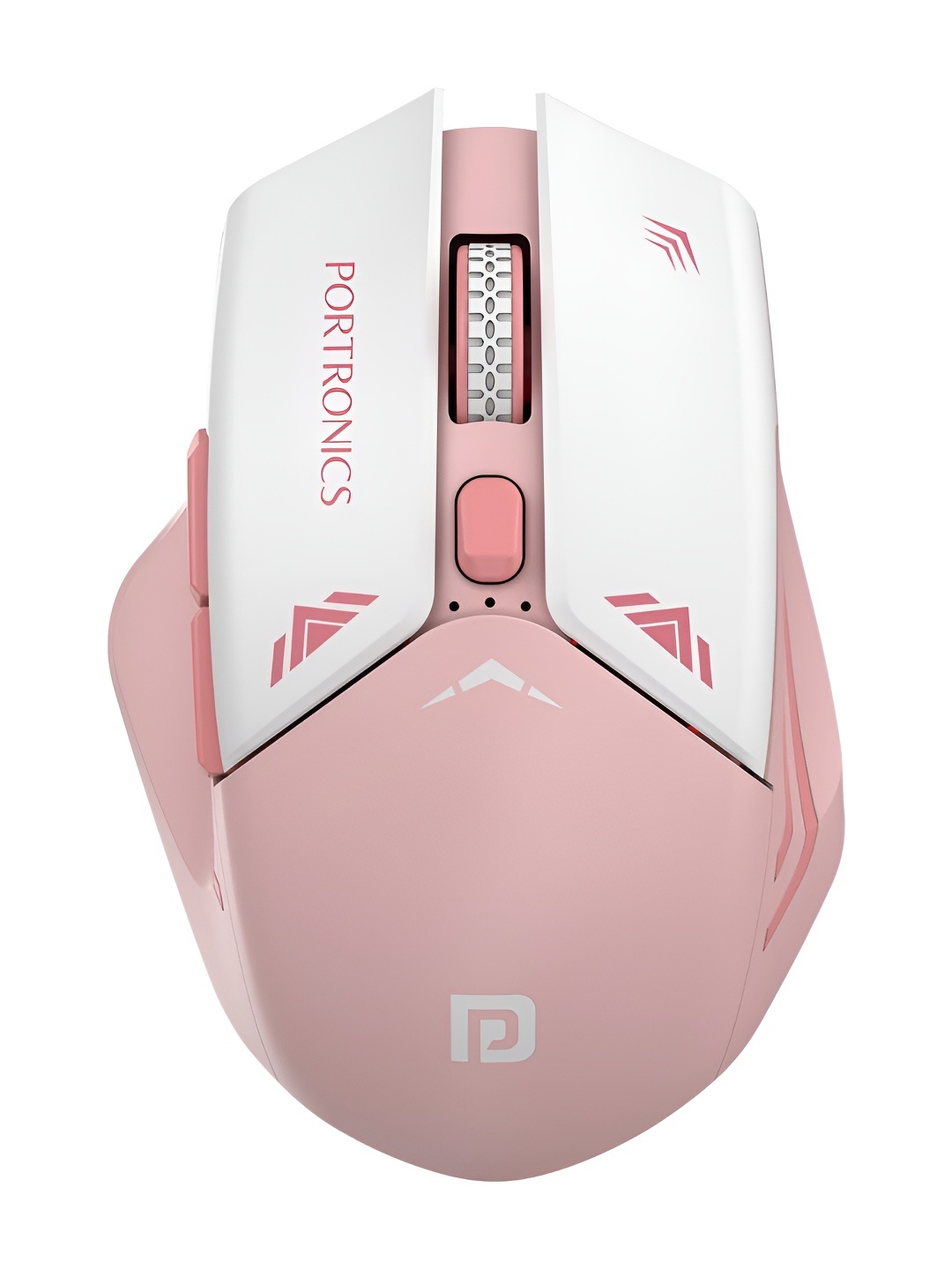

Portronics Vader Pro Wireless Gaming Mouse With 2.4 GHz Receiver & 6 Buttons, Pink