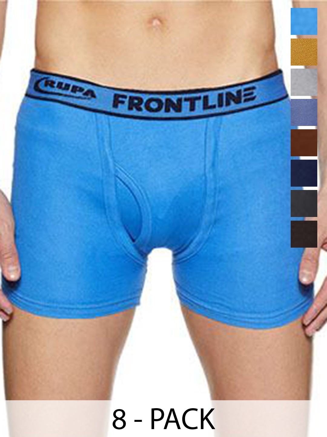 

Rupa Pack Of 8 Assorted Cotton Trunks Frontline-DCIP-(IP)-8--90