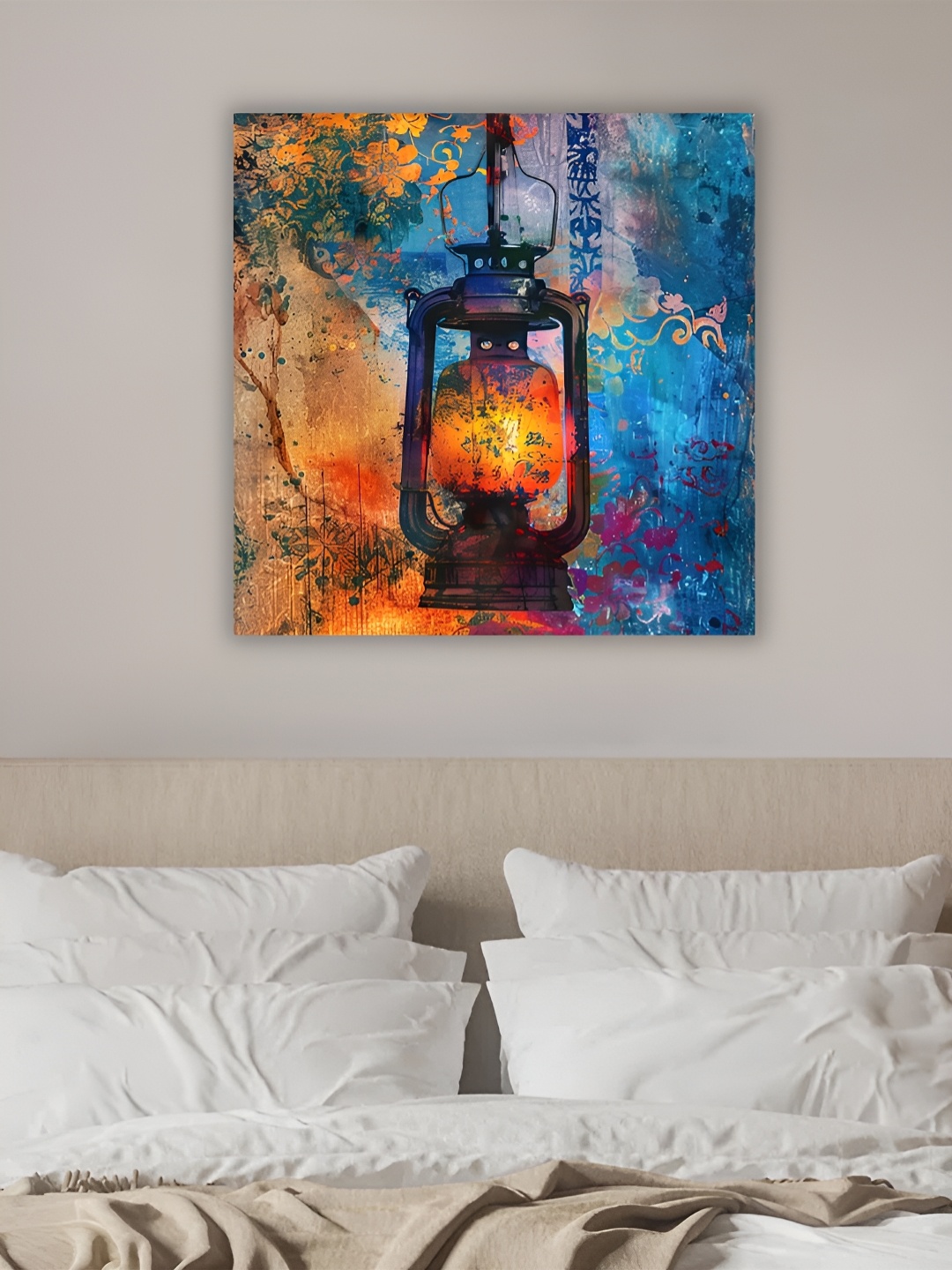 

Art Street Blue & Yellow Abstract Printed Canvas Wall Art