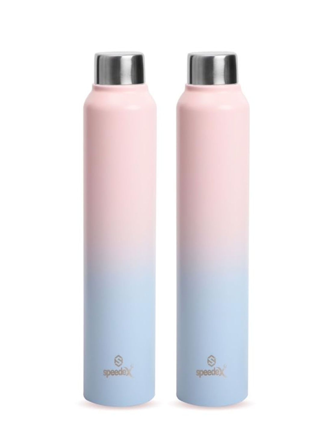 

Speedex Pink & Blue 2 Pieces Stainless Steel Water Bottle 1L Each