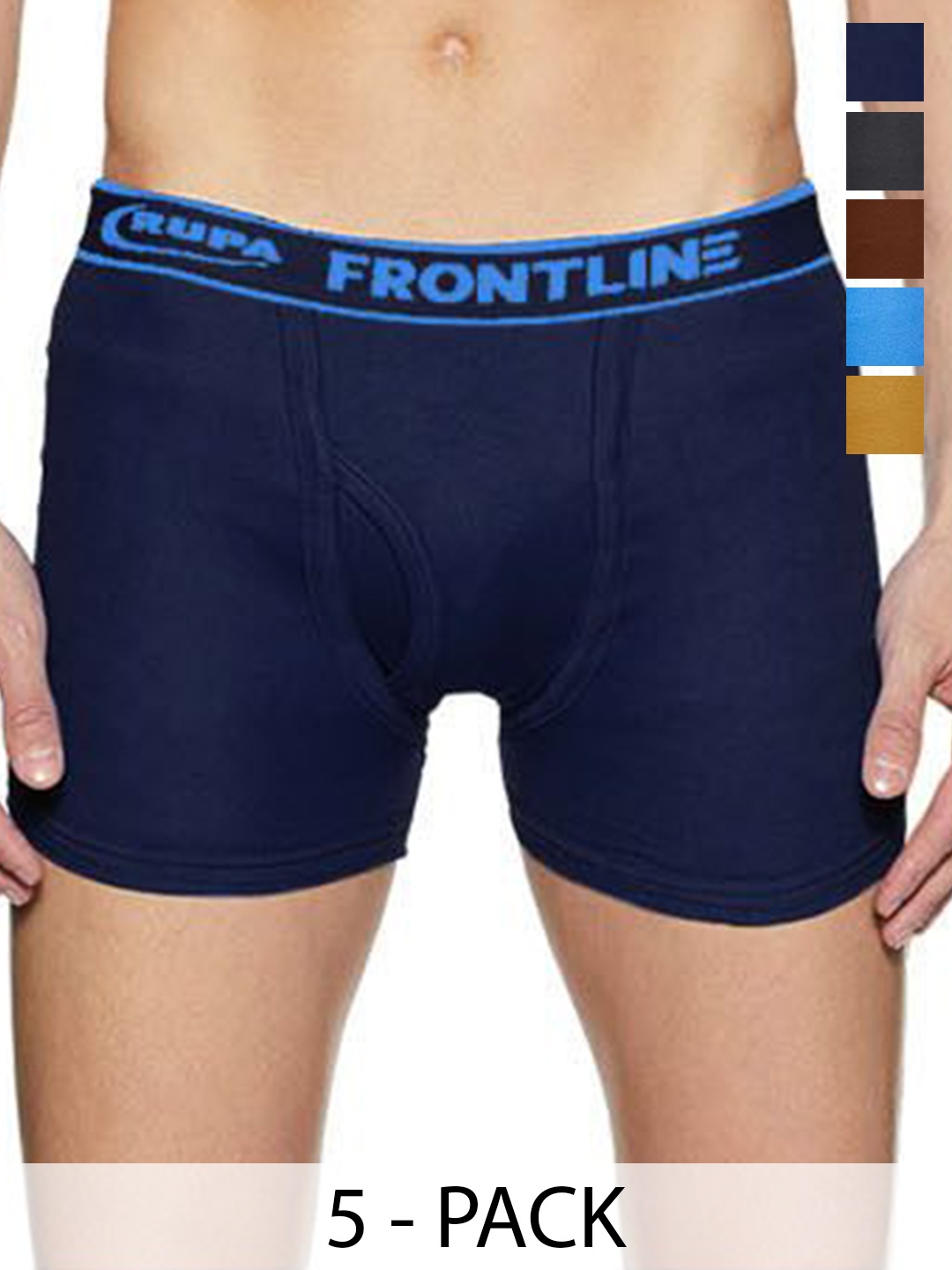 

Rupa Men Pack Of 5 Assorted Cotton Long Trunks Frontline-DCIP-(IP)-5--85