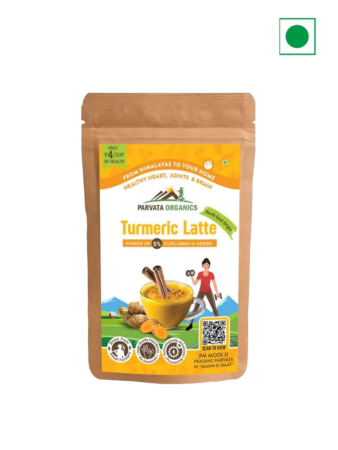 

Parvata Foods Turmuric Latte Spices -100g, Yellow