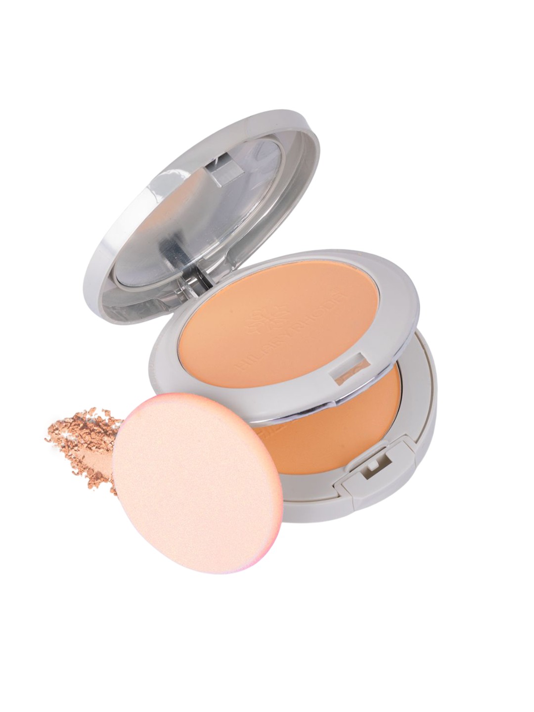 

Hilary Rhoda Matte & Shimmer Finish Whitening BB Powder With Sponge- 20 g Shade- 01 & 05, Beige