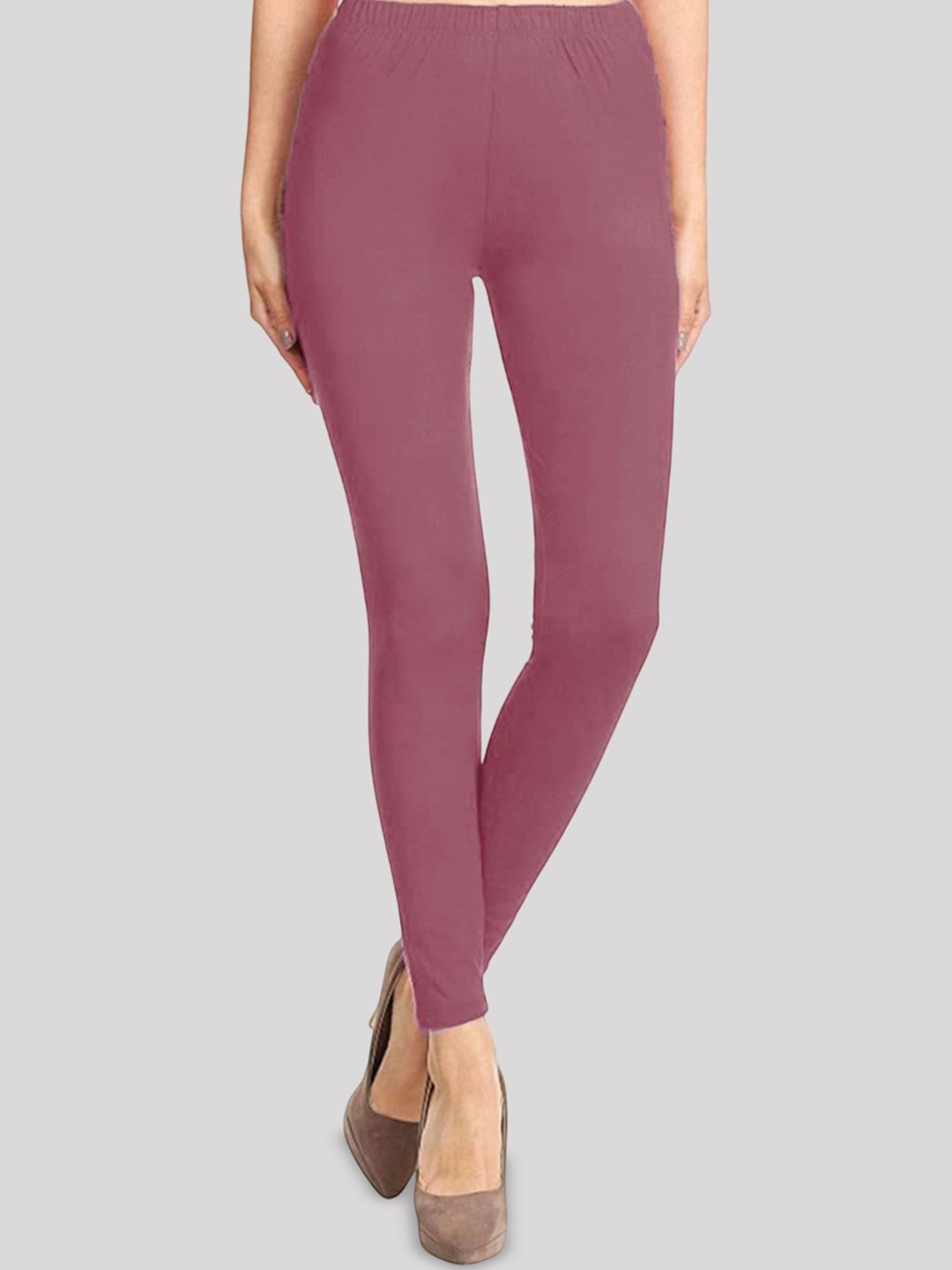 

Jaanvi Women Mid-Rise Ankle-Length Leggings, Purple