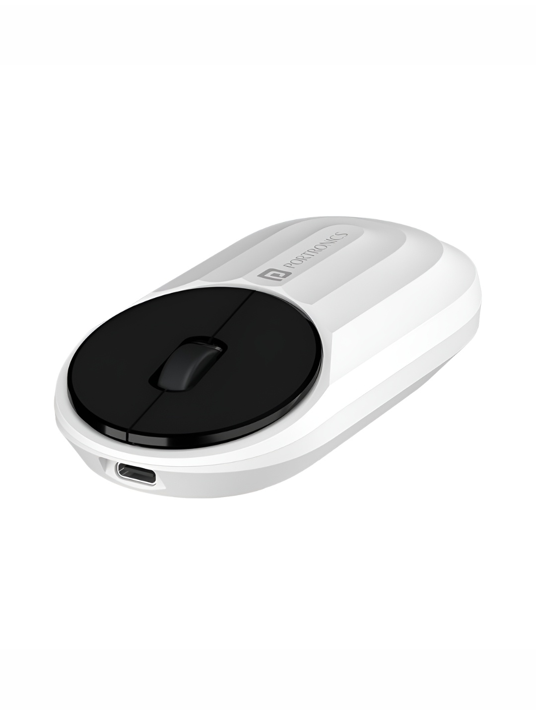 

Portronics Toad 6 Bluetooth Wireless Mouse With 2.4 GHz USB Receiver Multi-Device Pairing, White