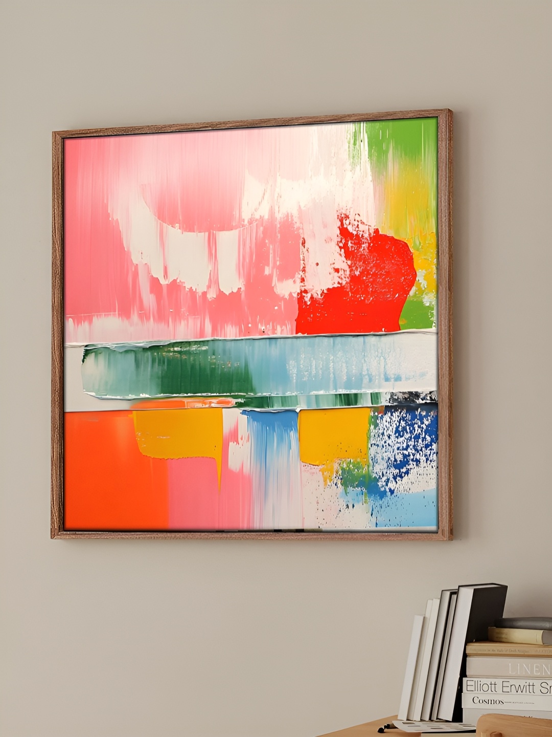 

Art Street Red & Pink Abstract Wall Art