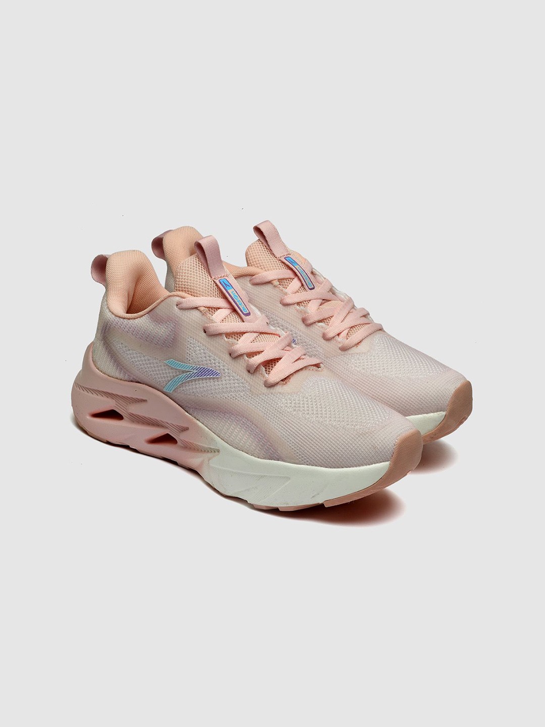 

Action Women Mesh Running Lace-Ups Non-Marking Shoes, Pink