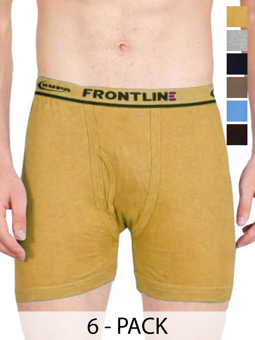 

Rupa Men Pack Of 6 Assorted Cotton Trunks Frontline-DCIF-6--105