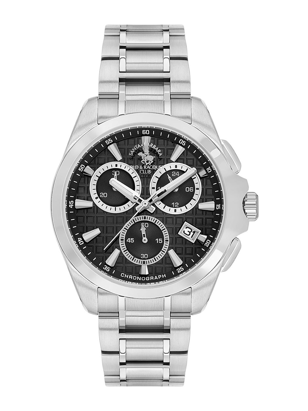 

SANTA BARBARA POLO & RACQUET CLUB Men Straps Analogue Watch SB.1.10591-2, Black