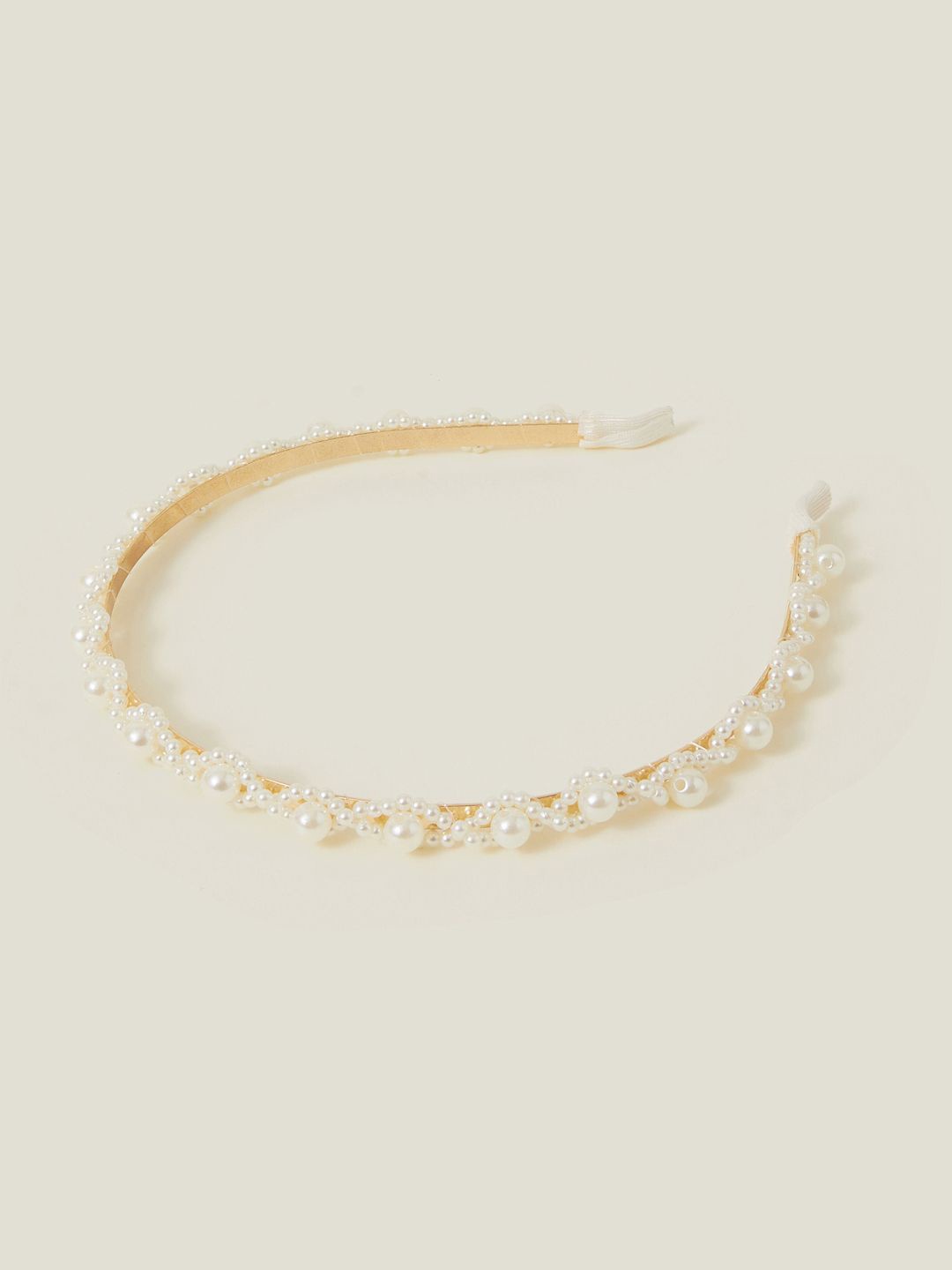 

Accessorize Girls Golden Pearl Hairband, White