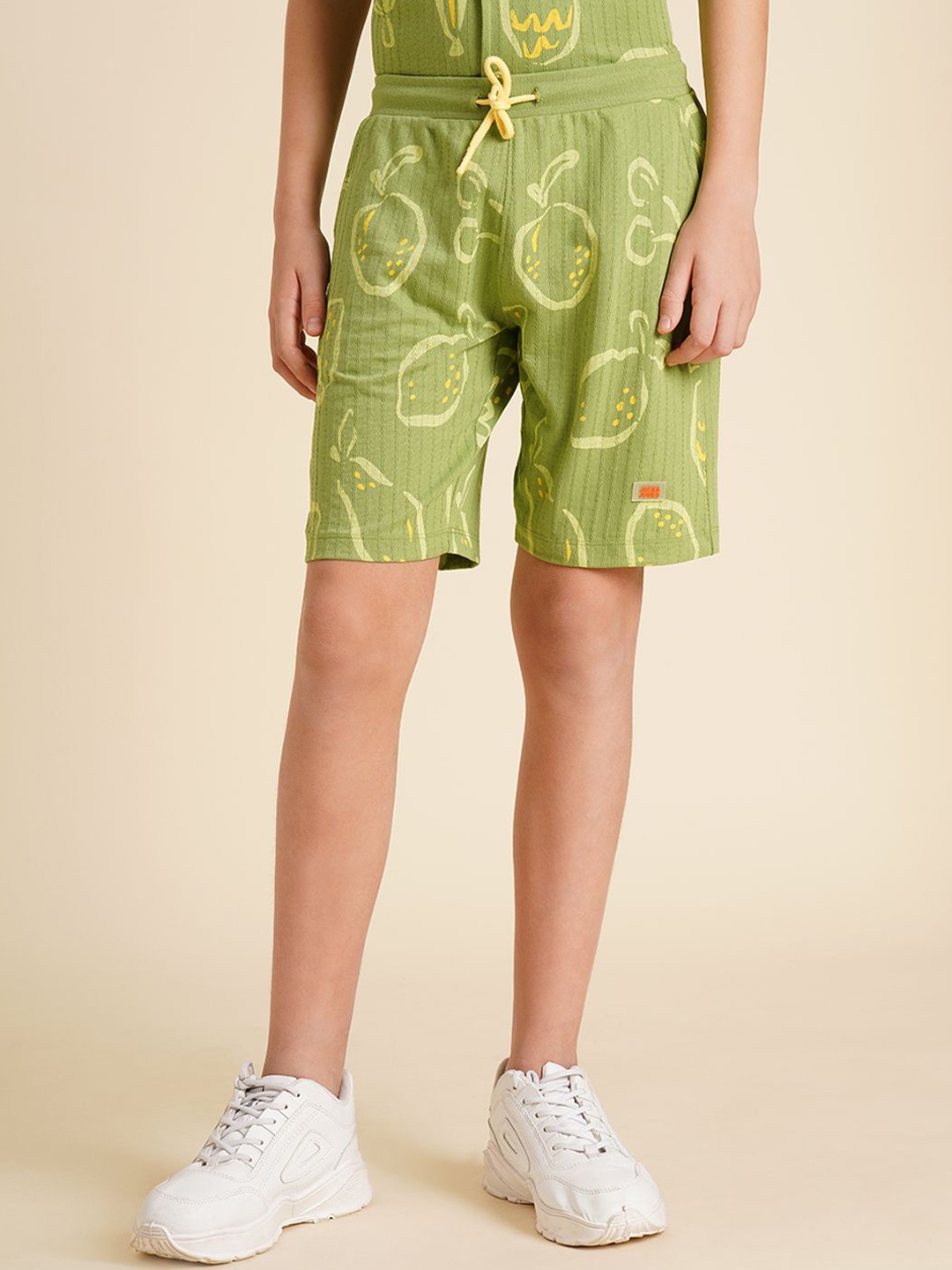 

Jack & Jones Junior Boys Printed Shorts, Green