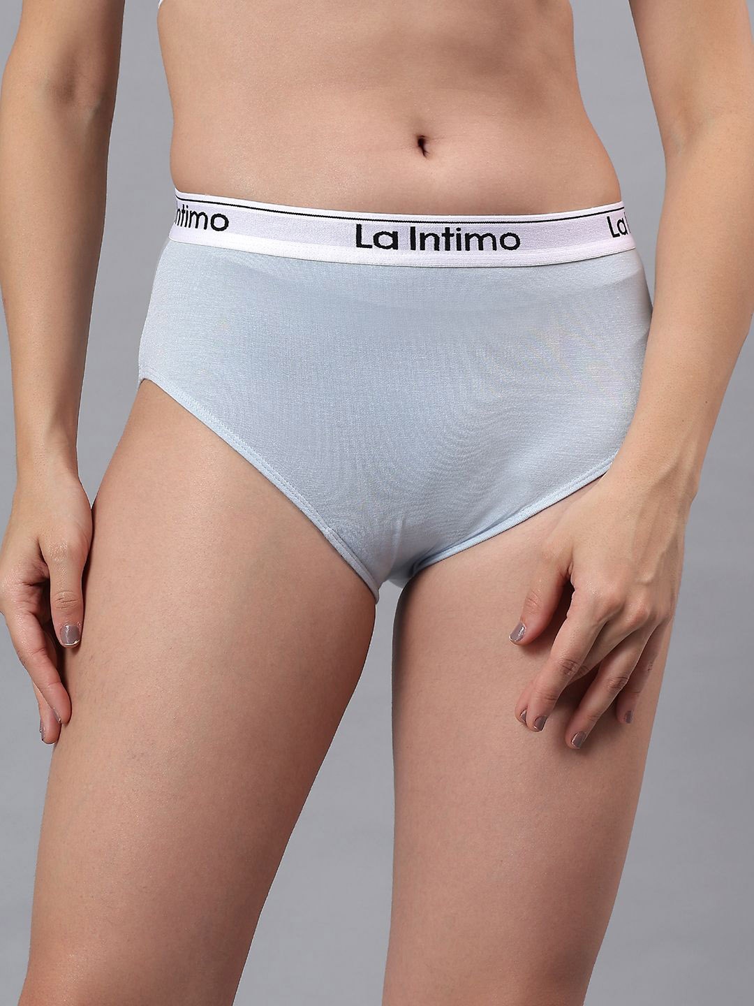 

La Intimo Mid-Rise Hipster Briefs LXFUHP01LB, Blue
