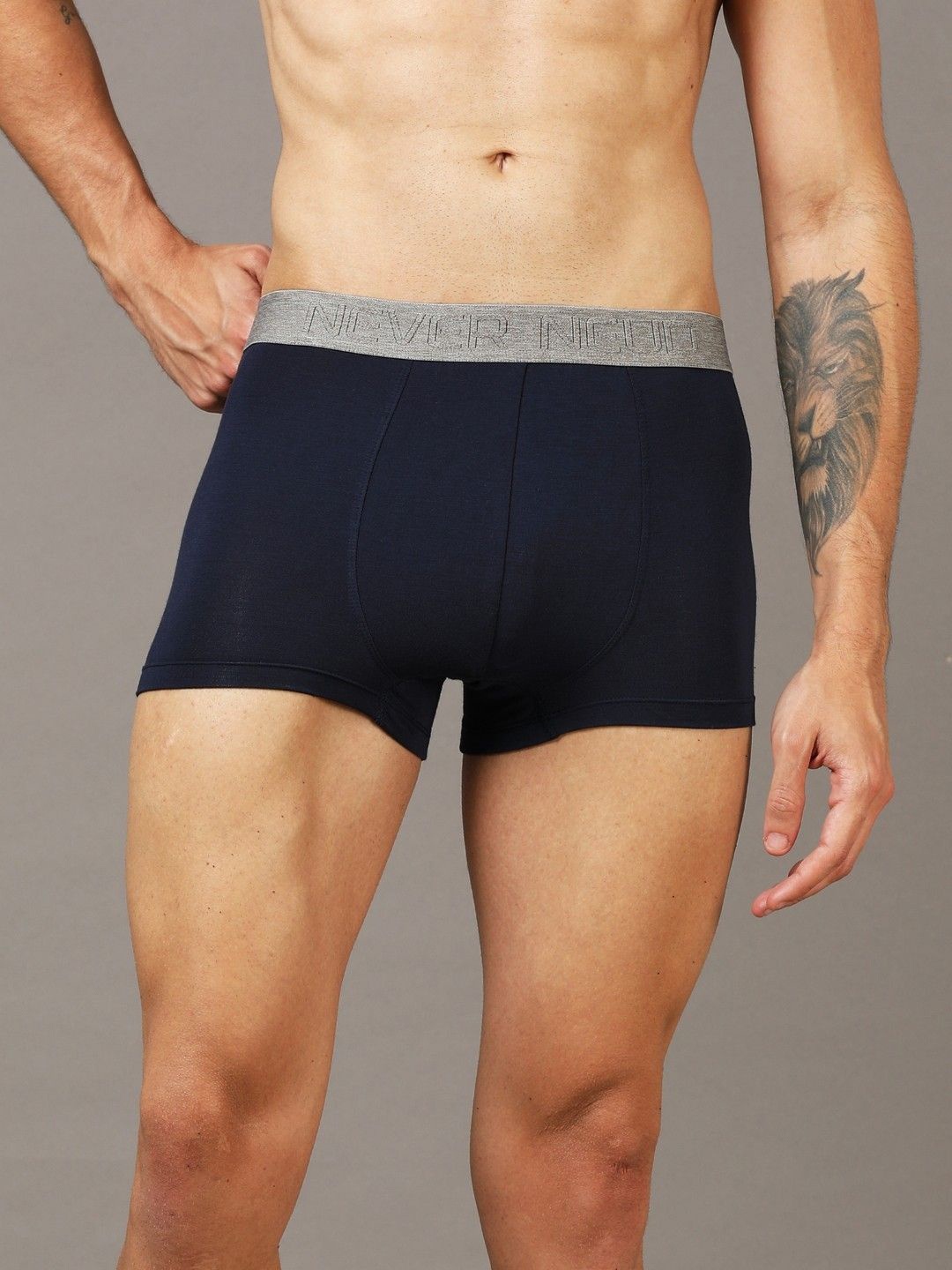 

NEVER NEUD Mid-Rise Short Trunk NN03-M1303-S, Navy blue