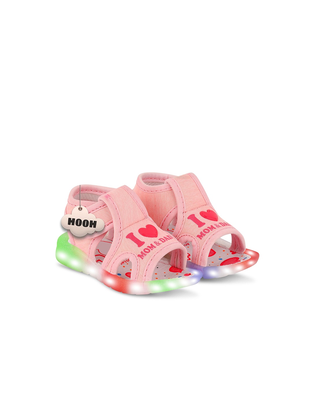 

HOOH Now Comfort in Fashion Unisex Kids Printed Sneakers, Pink