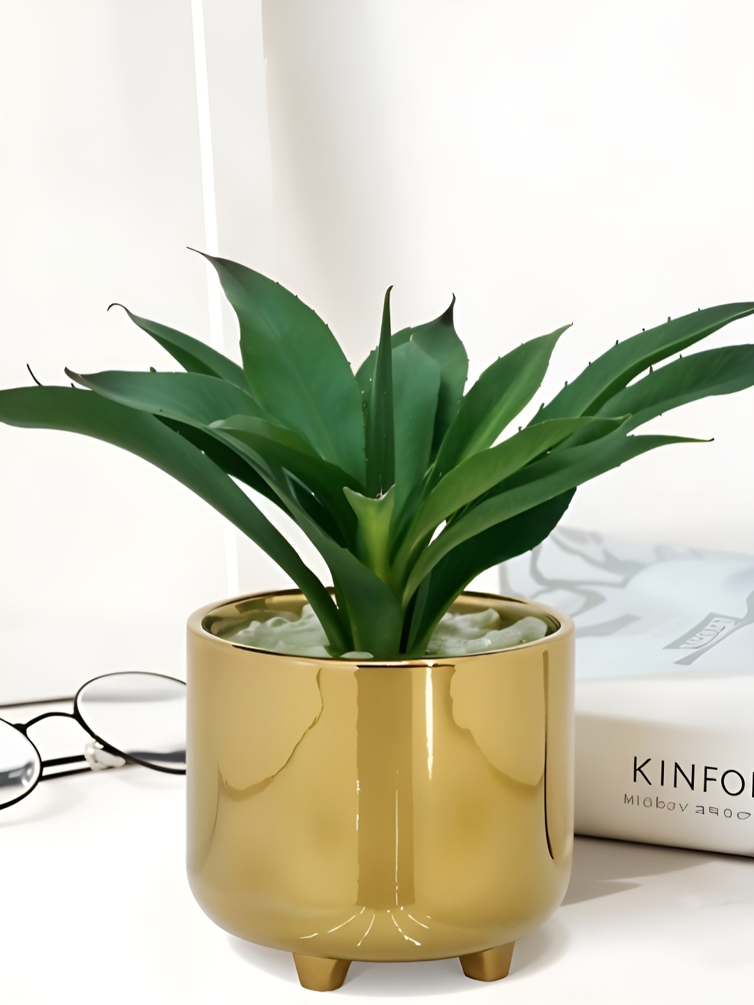 

Royaloak Succulent Green Artificial Plant With Pot