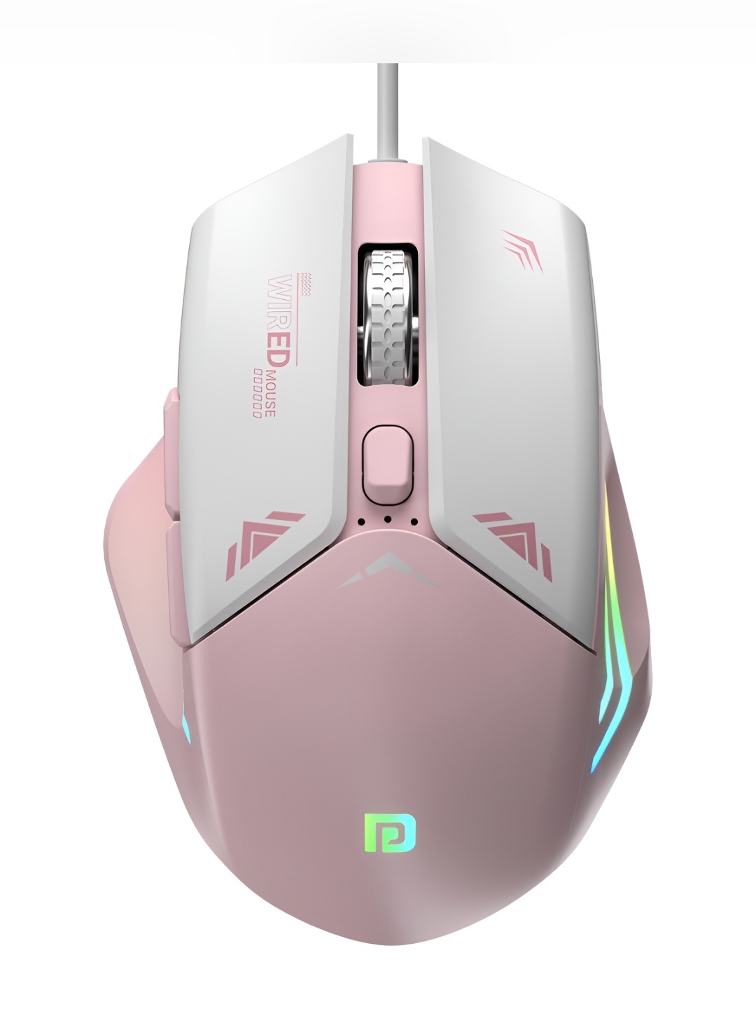 

Portronics Vader Wired Gaming Mouse With 6 Buttons Thumb Support & Adjustable DPI, Pink