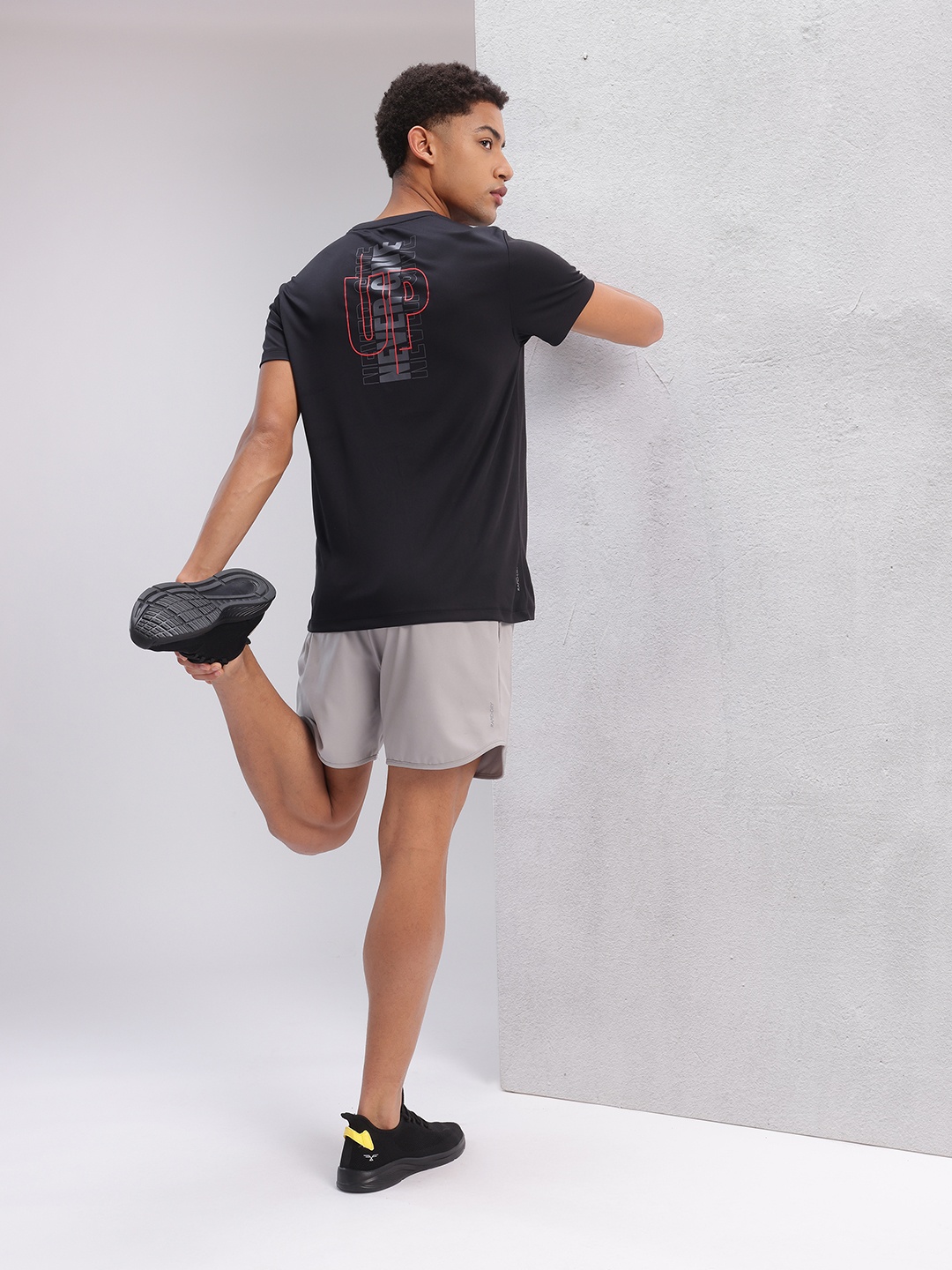 

HRX by Hrithik Roshan Printed Rapid-Dry Training T-shirt, Black