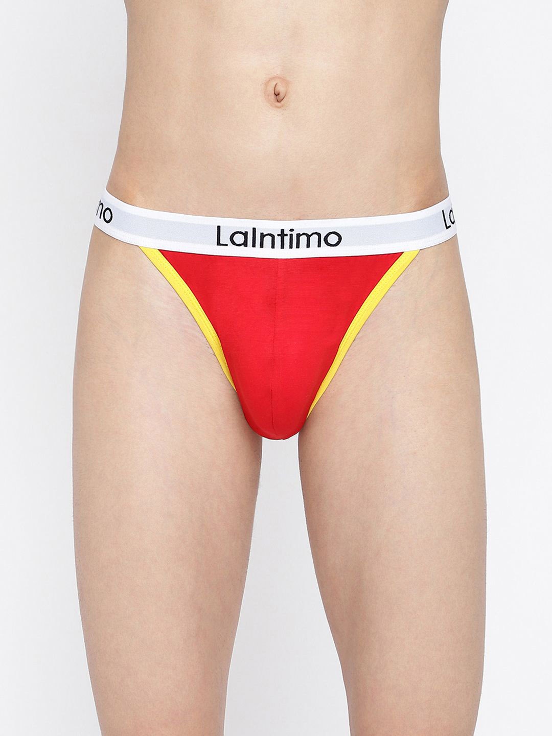 

La Intimo Cotton Low-Rise Thong BriefsLIBR02RD, Red