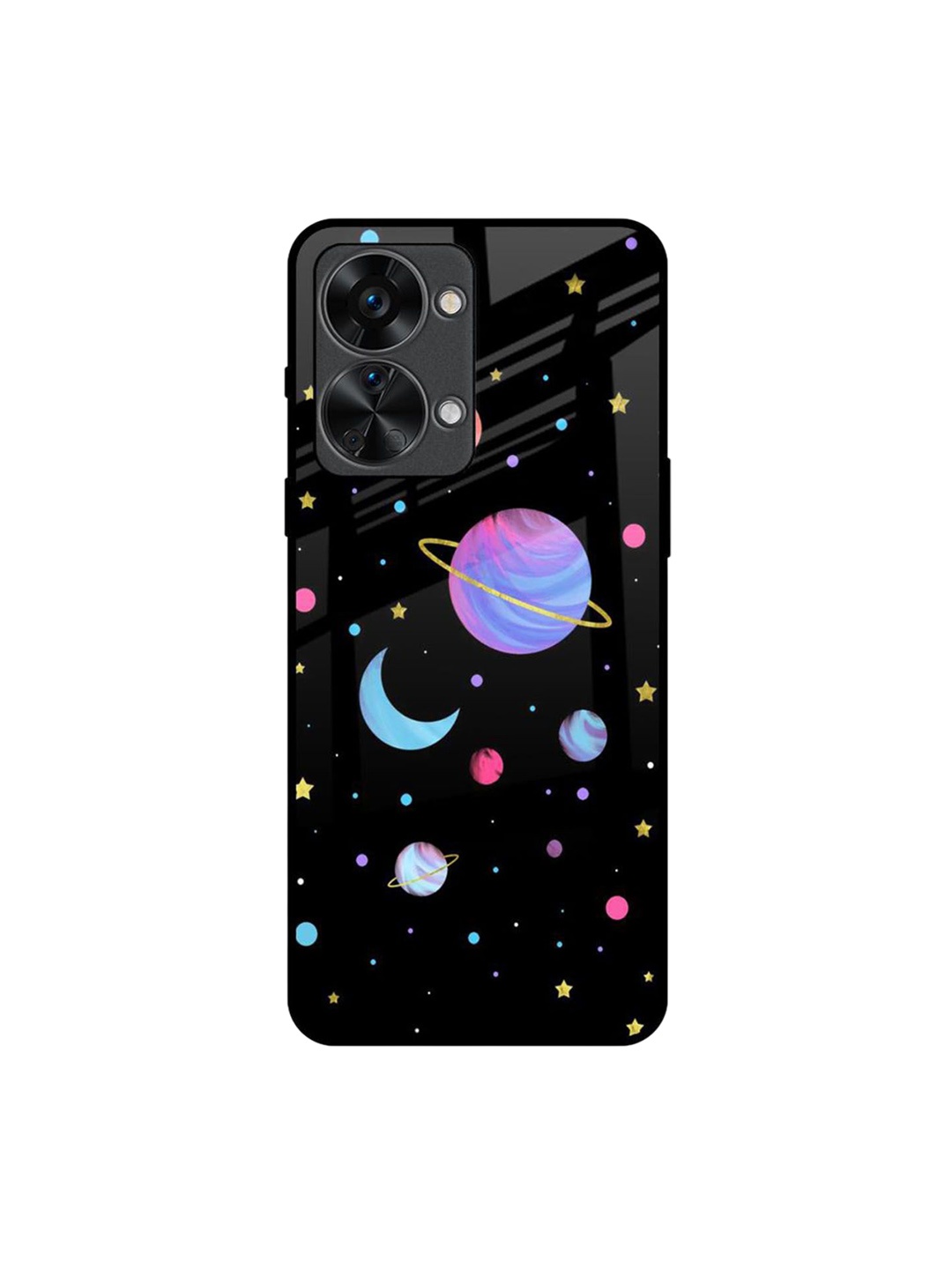 

QRIOH Planet Play Printed Oneplus Nord 2T Back Case, Black