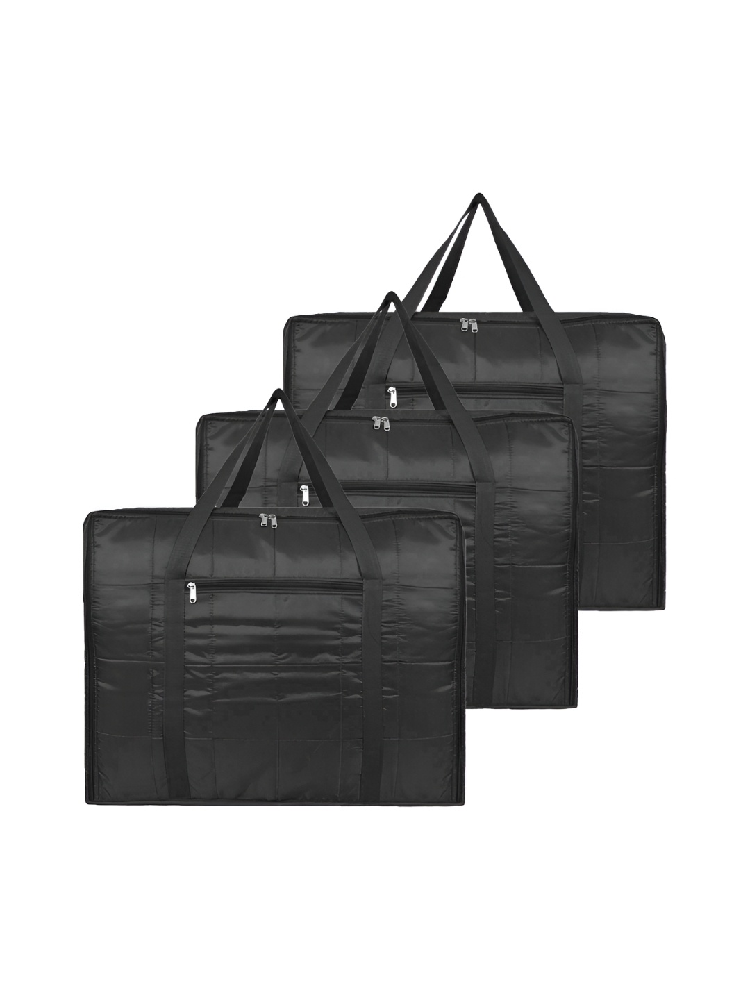 

ANKIT INTERNATIONAL Black Set of 3 Regular Multi-Utility Organisers