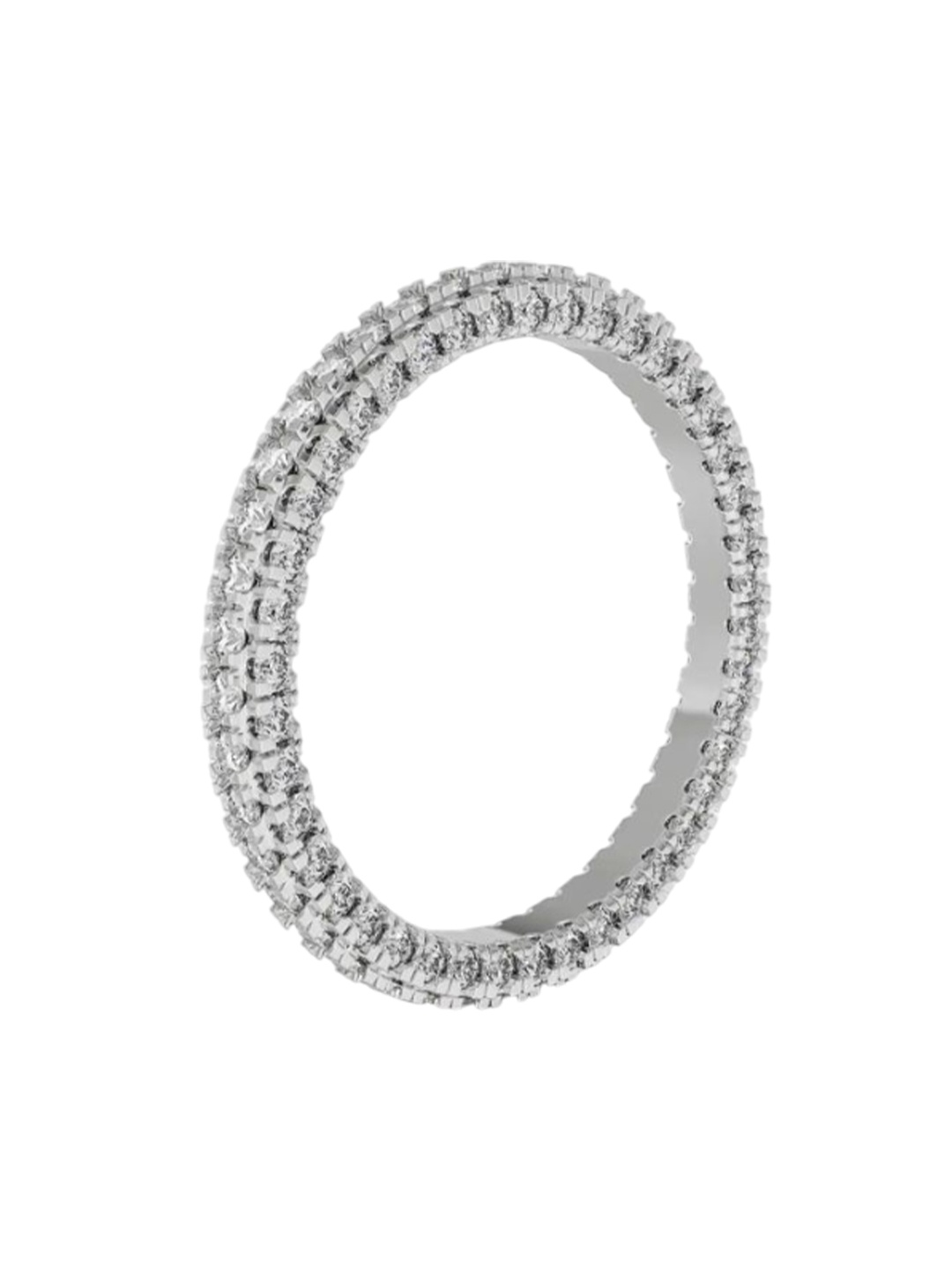 

Emori Women 14 Kt Diamond Wedding Band, White