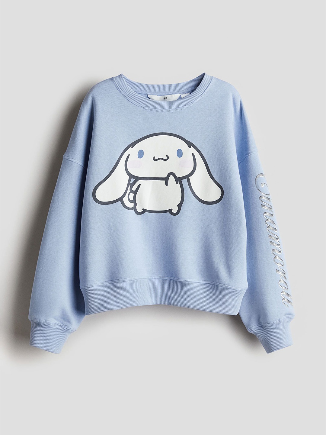 

H&M Print-Motif Sweatshirt, Blue